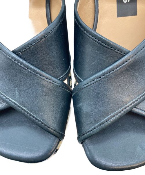 MARC JACOBS（マークジェイコブズ）MARC JACOBS (マークジェイコブス) ローワンエスパドリーユウェッジ ブラック サイズ:37の古着・服飾アイテム