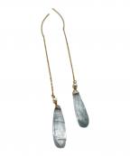 ageteアガット）の古着「ドロップクォーツアメリカンピアス」