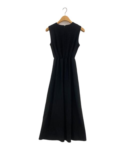 SALLURE（サリュー）SALLURE (サリュー) ドッキングワンピース LYANA ブラック サイズ:Fの古着・服飾アイテム