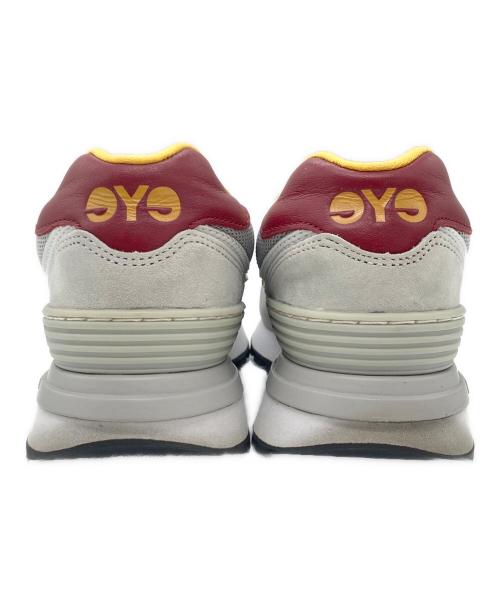 eYe COMME des GARCONS JUNYAWATANABE MAN（アイ コム デ ギャルソン ジュンヤ ワタナベ マン）eYe COMME des GARCONS JUNYAWATANABE MAN (アイ コム デ ギャルソン ジュンヤ ワタナベ マン) NEW BALANCE (ニューバランス) スニーカー グレー×グリーン サイズ:26㎝の古着・服飾アイテム