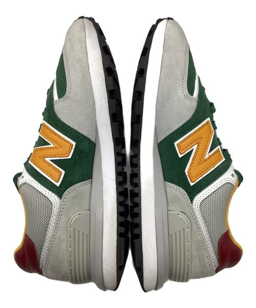 eYe COMME des GARCONS JUNYAWATANABE MAN（アイ コム デ ギャルソン ジュンヤ ワタナベ マン）eYe COMME des GARCONS JUNYAWATANABE MAN (アイ コム デ ギャルソン ジュンヤ ワタナベ マン) NEW BALANCE (ニューバランス) スニーカー グレー×グリーン サイズ:26㎝の古着・服飾アイテム