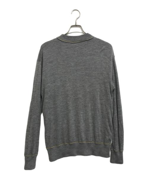 sacai（サカイ）sacai (サカイ) Cashmere Knit Pullover グレー サイズ:1の古着・服飾アイテム