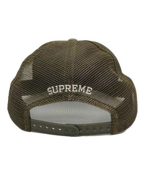 BOUNTY HUNTER（バウンティハンター）BOUNTY HUNTER (バウンティハンター) Supreme (シュプリーム) メッシュキャップ カーキの古着・服飾アイテム