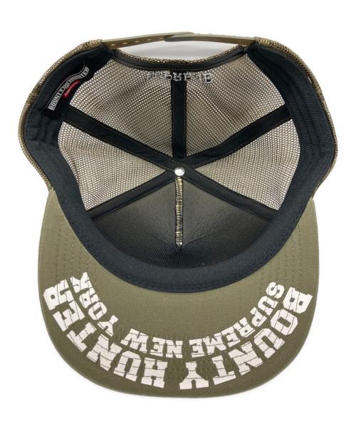 BOUNTY HUNTER（バウンティハンター）BOUNTY HUNTER (バウンティハンター) Supreme (シュプリーム) メッシュキャップ カーキの古着・服飾アイテム