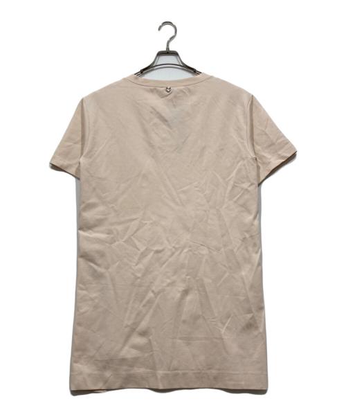 TWIN-SET（ツインセット）TWIN-SET (ツインセット) カットソーワンピース ベージュ サイズ:42の古着・服飾アイテム