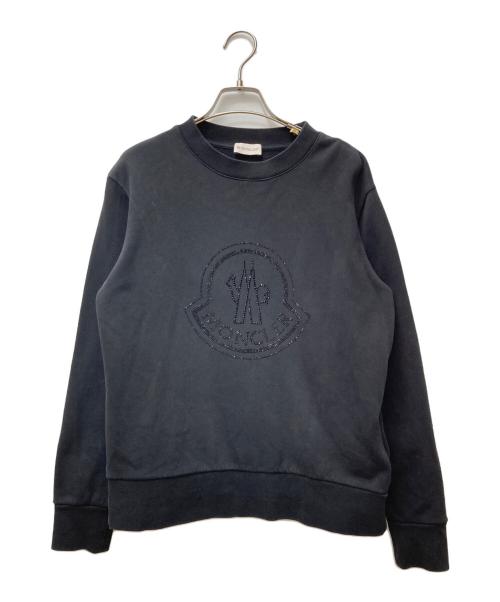 MONCLER（モンクレール）MONCLER (モンクレール) MAGLIA GIROCOLLO/クルーネックスウェット ブラック サイズ:XSの古着・服飾アイテム