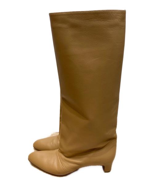 NEBULONIE（ネブローニ）NEBULONIE (ネブローニ) ロングブーツ ブラウン サイズ:38の古着・服飾アイテム