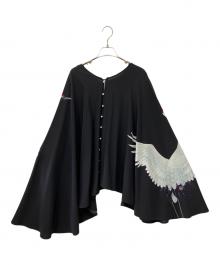 YUMI KATSURA（ユミカツラ）の古着「CAPE TSURU」｜ブラック