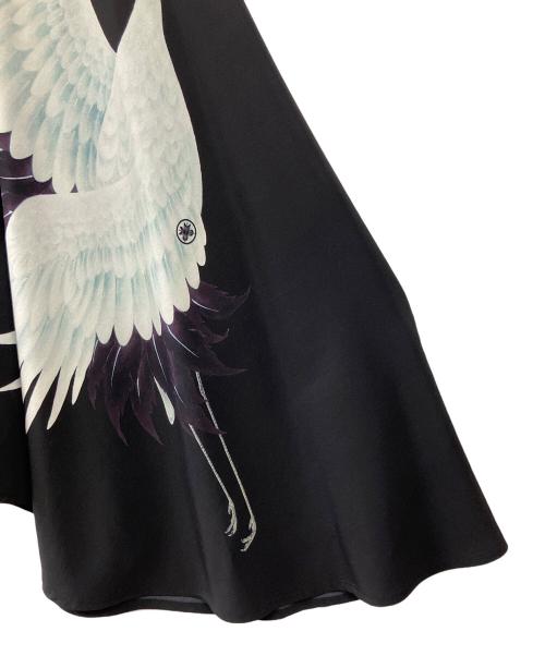 YUMI KATSURA（ユミカツラ）YUMI KATSURA (ユミカツラ) CAPE TSURU ブラック サイズ:Freeの古着・服飾アイテム