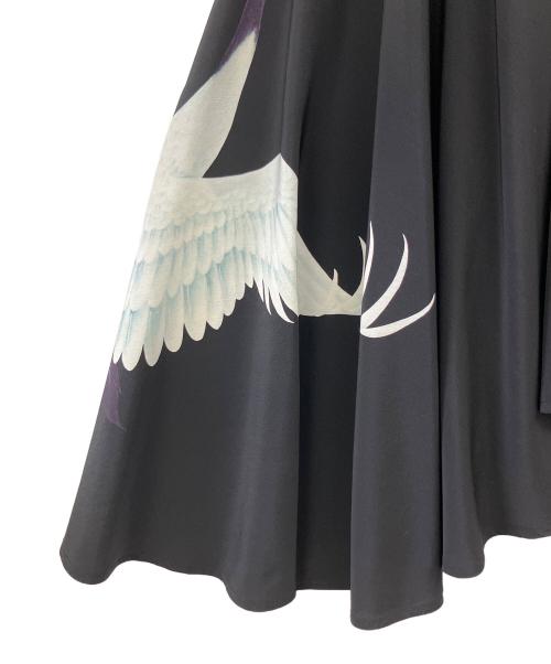 YUMI KATSURA（ユミカツラ）YUMI KATSURA (ユミカツラ) CAPE TSURU ブラック サイズ:Freeの古着・服飾アイテム