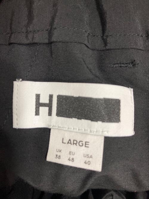 H BEAUTY&YOUTH（エイチ ビューティー&ユース）H BEAUTY&YOUTH (エイチ ビューティー&ユース) COTTON NYLON BALLOON TAPERED PANTS/コットンナイロンバルーンテーパードパンツ ブラック サイズ:L 未使用品の古着・服飾アイテム