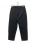 H BEAUTY&YOUTH (エイチ ビューティー&ユース) COTTON NYLON BALLOON TAPERED PANTS/コットンナイロンバルーンテーパードパンツ ブラック サイズ:L 未使用品：7000円