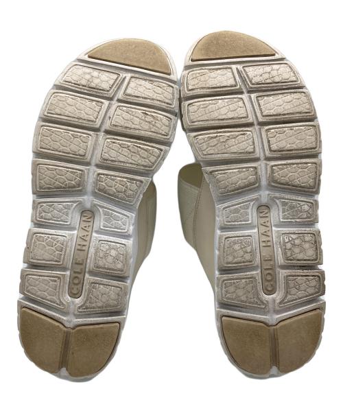 COLE HAAN（コールハーン）COLE HAAN (コールハーン) ZEROGRAND (ゼログラウンド) ダブル バンド スライド サンダル ホワイト サイズ:５Bの古着・服飾アイテム