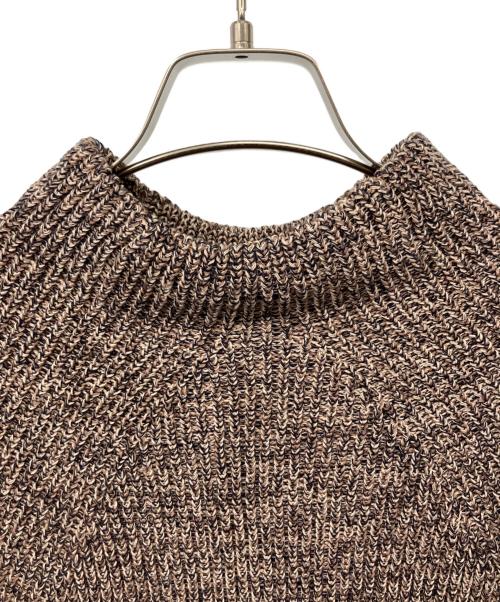 BATONER（バトナ―）BATONER (バトナ―) シグニチャーボトルネックニット ブラウン サイズ:1の古着・服飾アイテム