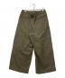 VOAAOV (ヴォアーブ) BISHU WOOL ONI SURGE TUCK WIDE PANTS カーキ サイズ:2：10000円