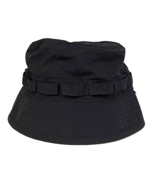 uniform experiment（ユニフォームエクスペリメント）uniform experiment (ユニフォームエクスペリメント) SUPPLEX JUNGLE HAT ブラックの古着・服飾アイテム