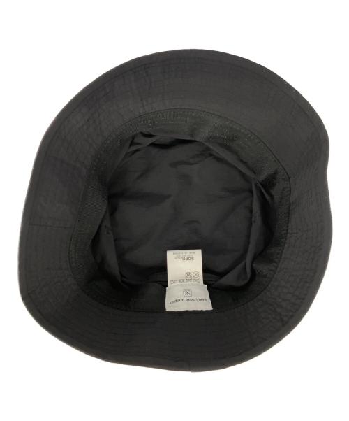 uniform experiment（ユニフォームエクスペリメント）uniform experiment (ユニフォームエクスペリメント) SUPPLEX JUNGLE HAT ブラックの古着・服飾アイテム