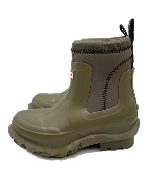 HUNTER（ハンター）HUNTER (ハンター) STELLA McCARTNEY (ステラマッカートニー) レインブーツ オリーブ サイズ:UK3の古着・服飾アイテム
