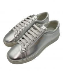 Saint Laurent Paris（サンローランパリ）の古着「Andy/ローカットスニーカー」｜シルバー