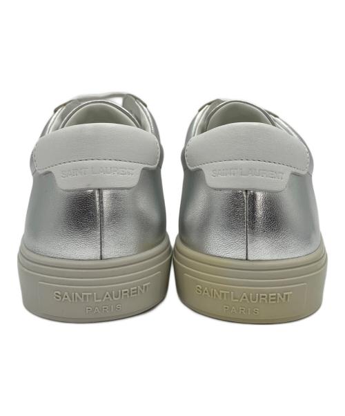 Saint Laurent Paris（サンローランパリ）Saint Laurent Paris (サンローランパリ) Andy/ローカットスニーカー シルバー サイズ:36の古着・服飾アイテム
