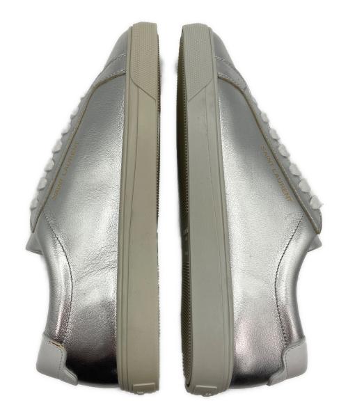 Saint Laurent Paris（サンローランパリ）Saint Laurent Paris (サンローランパリ) Andy/ローカットスニーカー シルバー サイズ:36の古着・服飾アイテム