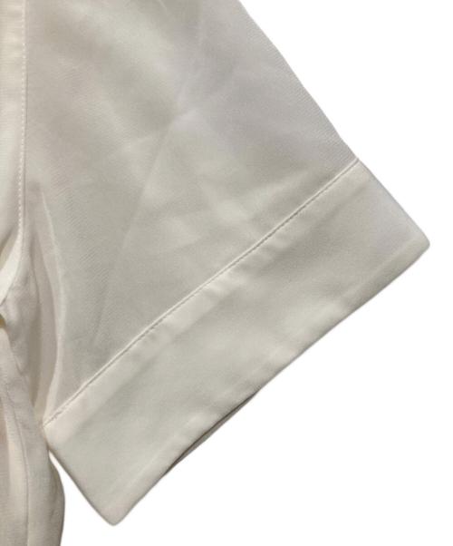 PS Paul Smith（ＰＳポールスミス）PS Paul Smith (ＰＳポールスミス) プリーツ切替ブラウス アイボリー サイズ:40の古着・服飾アイテム