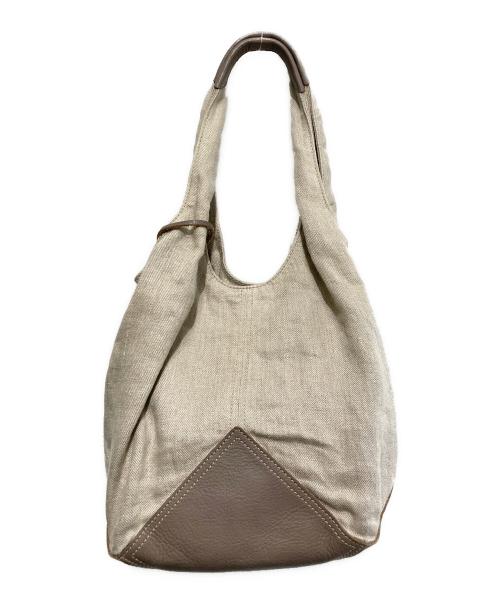 genten（ゲンテン）genten (ゲンテン) トートバッグ ベージュの古着・服飾アイテム