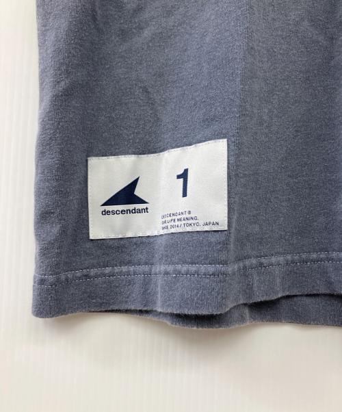 DESCENDANT（ディセンダント）DESCENDANT (ディセンダント) HORIZON PIGMENT DYE SS TEE ネイビー サイズ:1の古着・服飾アイテム