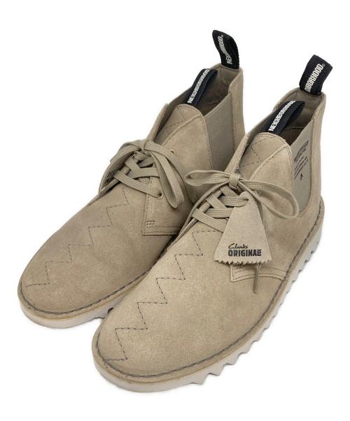 CLARKS ORIGINALS（クラークス オリジナルズ）CLARKS ORIGINALS (クラークス オリジナルズ) NEIGHBORHOOD (ネイバーフッド) デザートブーツ ベージュ サイズ:26.5の古着・服飾アイテム