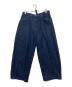 ZARA（ザラ）の古着「WIDE LEG デニムパンツ/ワイドレッグ デニムパンツ」｜インディゴ