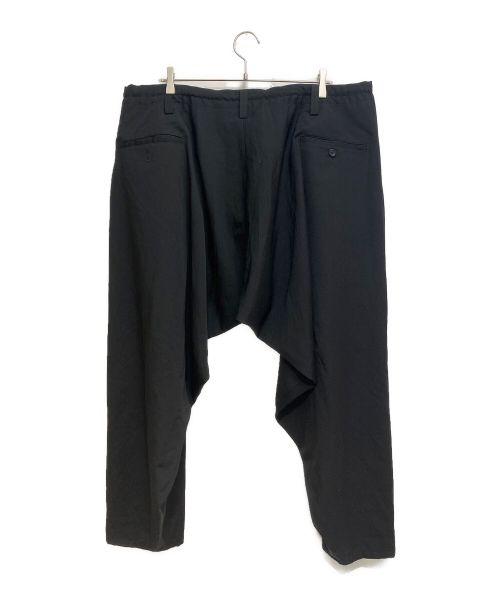 Yohji Yamamoto pour homme（ヨウジヤマモト プールオム）Yohji Yamamoto pour homme (ヨウジヤマモト プールオム) 23AW 内股ドレープパンツ ブラック サイズ:1の古着・服飾アイテム
