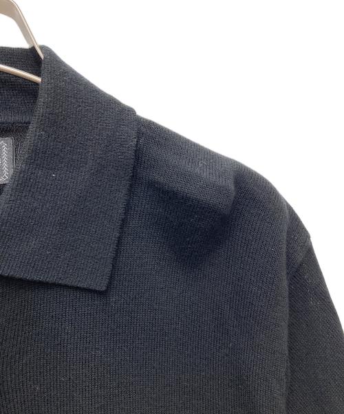 BEAMS PLUS（ビームスプラス）BEAMS PLUS (ビームスプラス) Knit Polo 12G 38-12-0005-156 ブラック サイズ:Sの古着・服飾アイテム