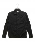 GUY ROVER×Brilla per il gustoギローバー×ブリッラ ペル イルグースト）の古着「リネンコットンオープンカラーシャツ」｜ブラック