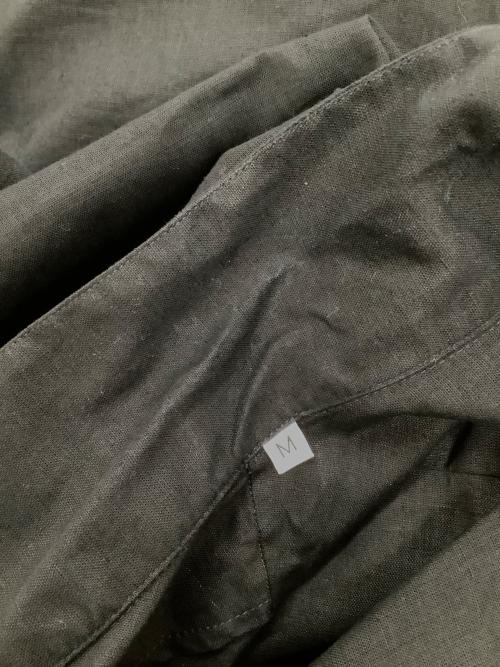 GUY ROVER（ギローバー）GUY ROVER (ギローバー) Brilla per il gusto (ブリッラ ペル イルグースト) リネンコットンオープンカラーシャツ ブラック サイズ:Mの古着・服飾アイテム