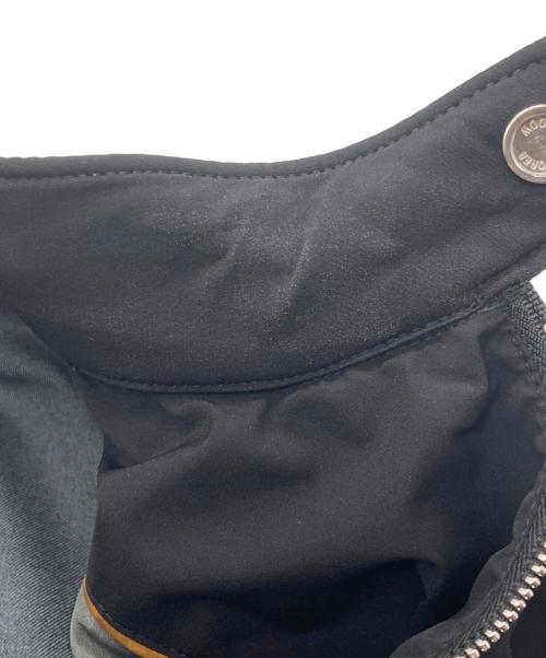 MOORER（ムーレー）MOORER (ムーレー) VANGI/ストレッチナイロン ライダースジャケット ブラック サイズ:不明の古着・服飾アイテム