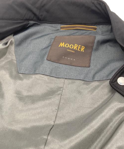 MOORER（ムーレー）MOORER (ムーレー) VANGI/ストレッチナイロン ライダースジャケット ブラック サイズ:不明の古着・服飾アイテム