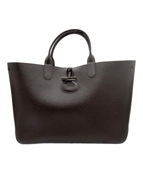 LONGCHAMP（ロンシャン）LONGCHAMP (ロンシャン) ロゾ エッセンシャル トートバッグ ブラウンの古着・服飾アイテム