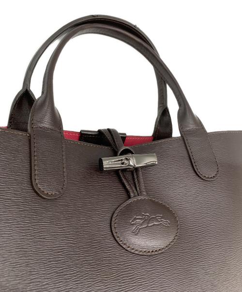 LONGCHAMP（ロンシャン）LONGCHAMP (ロンシャン) ロゾ エッセンシャル トートバッグ ブラウンの古着・服飾アイテム