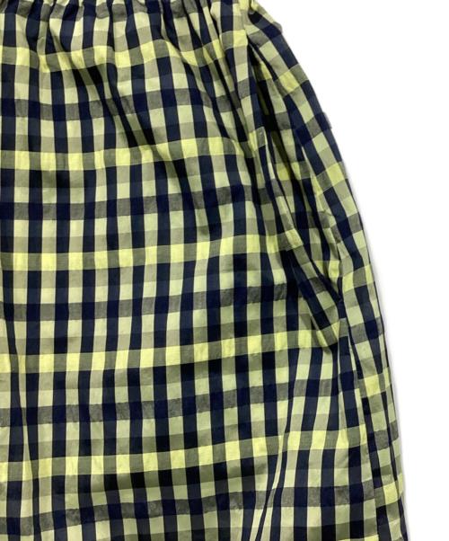 BAUM UND PFERDGARTEN（バウムウンドヘルガーデン）BAUM UND PFERDGARTEN (バウムウンドヘルガーデン) チェックパンツ 黄緑 サイズ:36の古着・服飾アイテム