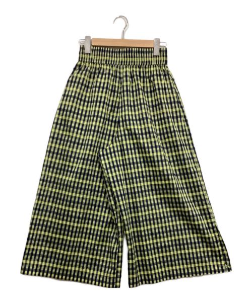 BAUM UND PFERDGARTEN（バウムウンドヘルガーデン）BAUM UND PFERDGARTEN (バウムウンドヘルガーデン) チェックパンツ 黄緑 サイズ:36の古着・服飾アイテム