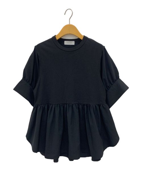 Adam et Rope（アダム エ ロペ）Adam et Rope (アダムエロペ) バウンスカフスプルオーバー ブラック サイズ:Fの古着・服飾アイテム