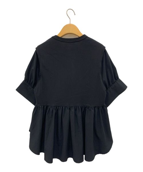 Adam et Rope（アダム エ ロペ）Adam et Rope (アダムエロペ) バウンスカフスプルオーバー ブラック サイズ:Fの古着・服飾アイテム