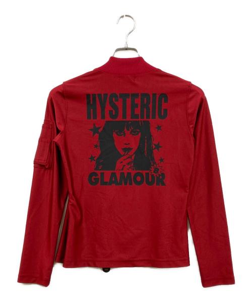 Hysteric Glamour（ヒステリックグラマー）Hysteric Glamour (ヒステリックグラマー) THE STAR WOMAN プリント ジャケット レッド サイズ:SIZE Freeの古着・服飾アイテム