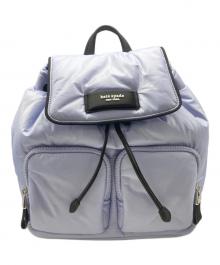 Kate Spade（ケイトスペード）の古着「パフド バックパック」｜パープル