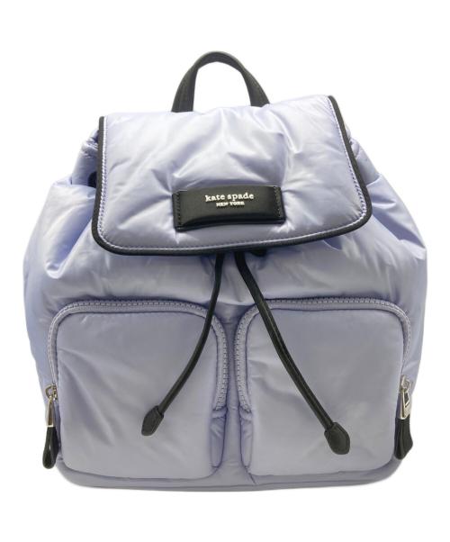 Kate Spade（ケイトスペード）Kate Spade (ケイトスペード) パフド バックパック パープルの古着・服飾アイテム