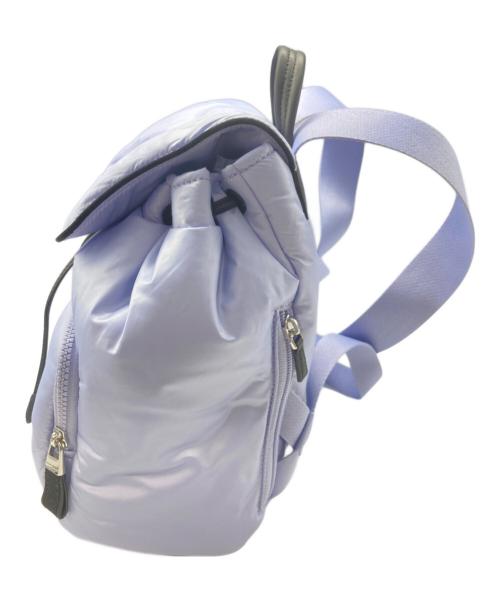 Kate Spade（ケイトスペード）Kate Spade (ケイトスペード) パフド バックパック パープルの古着・服飾アイテム