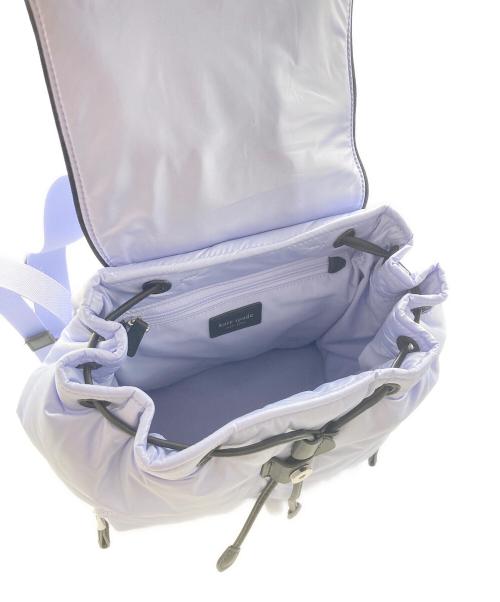 Kate Spade（ケイトスペード）Kate Spade (ケイトスペード) パフド バックパック パープルの古着・服飾アイテム