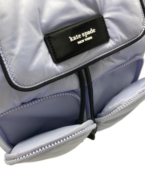 Kate Spade（ケイトスペード）Kate Spade (ケイトスペード) パフド バックパック パープルの古着・服飾アイテム