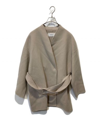 SOEJU ソージュ ウールリバーミディコート ベージュ ウールリバーミディコート - SOÉJU online store｜上質な大人の女性の