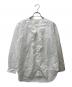 DRAWER（ドゥロワー）の古着「フロントフリルクルーネックシャツ　6511-299-0916」｜ホワイト